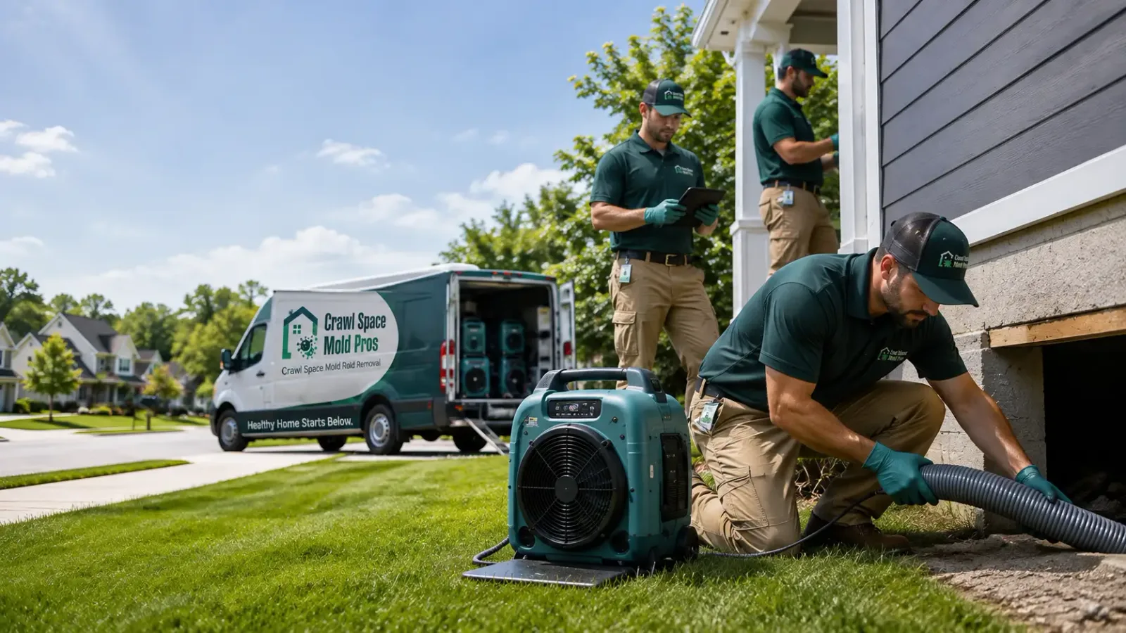 Crawl Space Mold Removal in Arlington, KS
